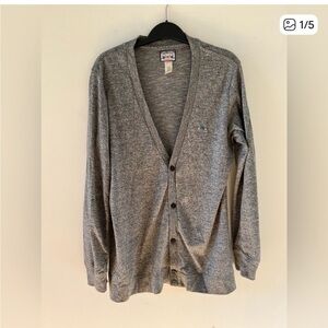 Diesel Heather Gray cardigan